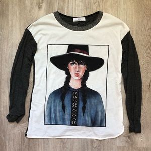 Zara W&B — CountyGirl Graphic Long Sleeve